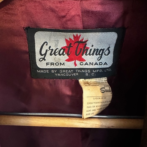 Vintage Suede Jacket in Brown - Picture 3 of 4